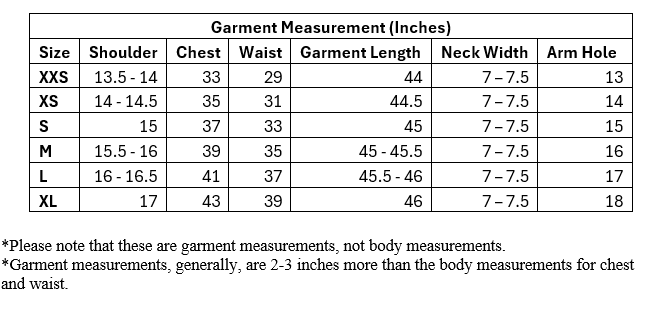 Size Guide