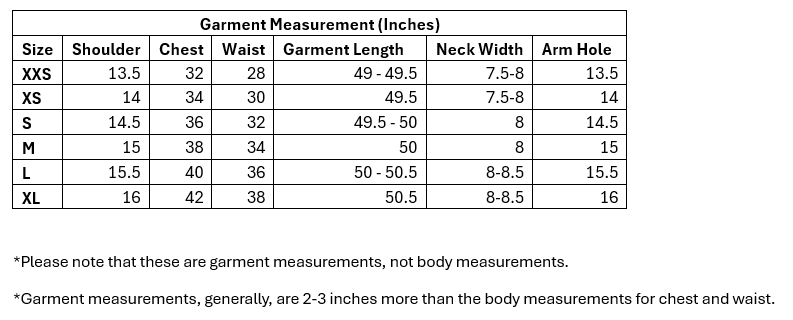 Size Guide