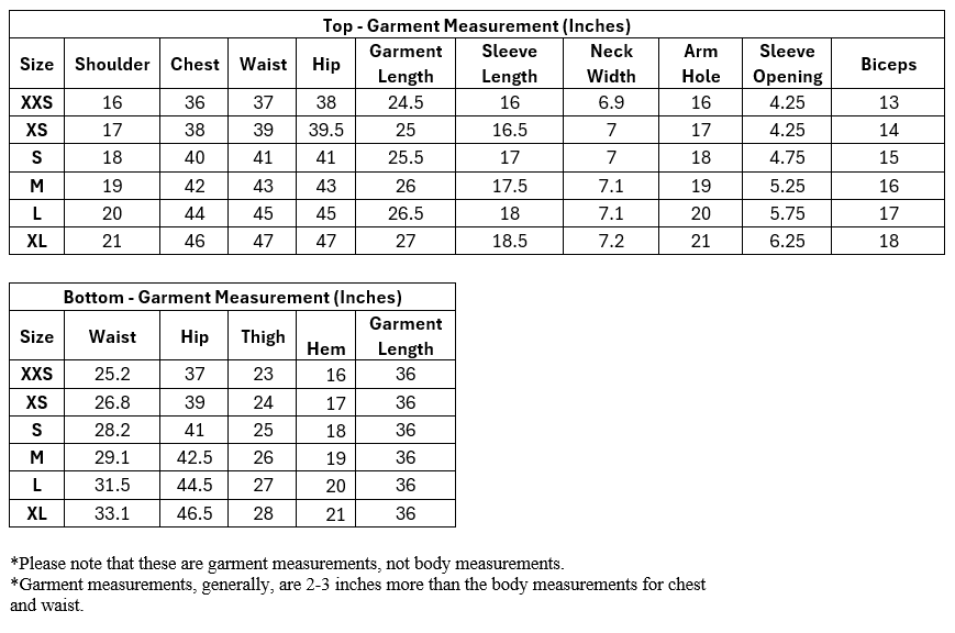 Size Guide