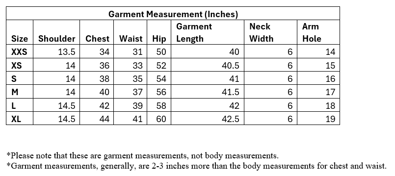 Size Guide